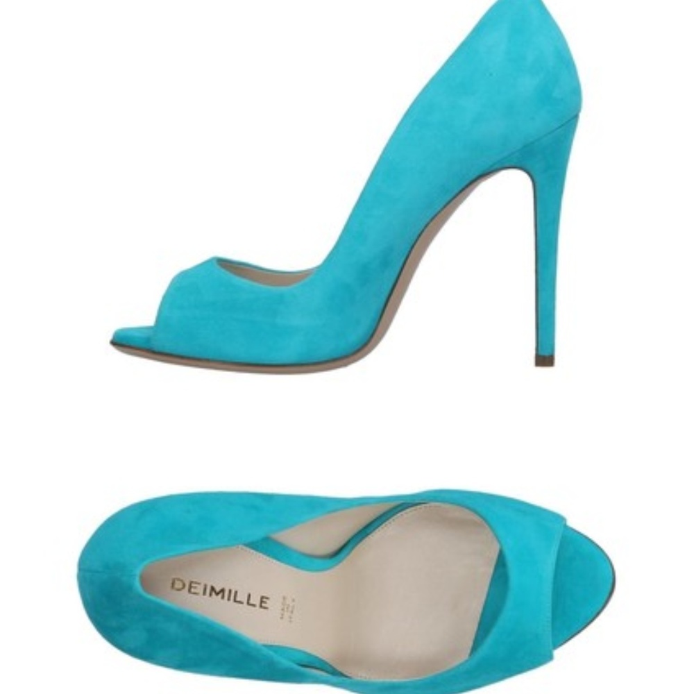DEIMILLE Pump TURQUOISE Color Size -8 and 7